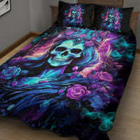 Queen Skull Quilt Bed Set Bitch I'm The Fucking Queen - Wonder Print Shop