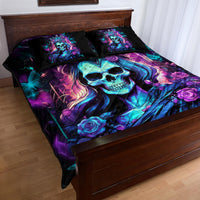 Queen Skull Quilt Bed Set Bitch I'm The Fucking Queen - Wonder Print Shop