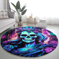 Queen Skull Round Carpet Bitch I'm The Fucking Queen
