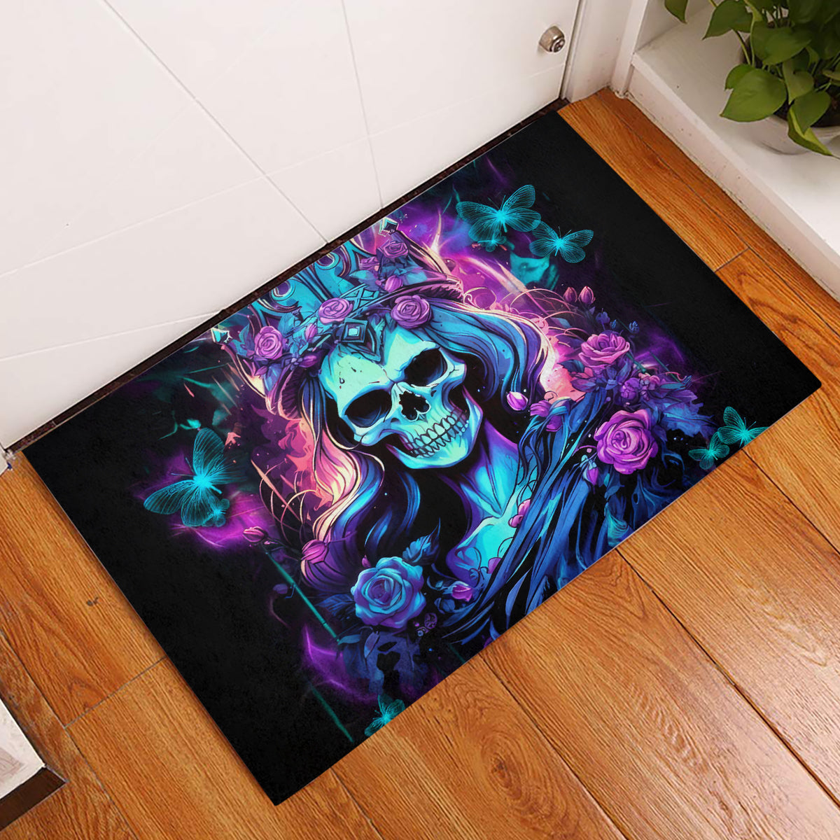 Queen Skull Rubber Doormat Bitch I'm The Fucking Queen - Wonder Print Shop