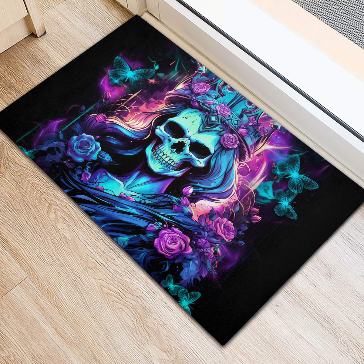 Queen Skull Rubber Doormat Bitch I'm The Fucking Queen - Wonder Print Shop