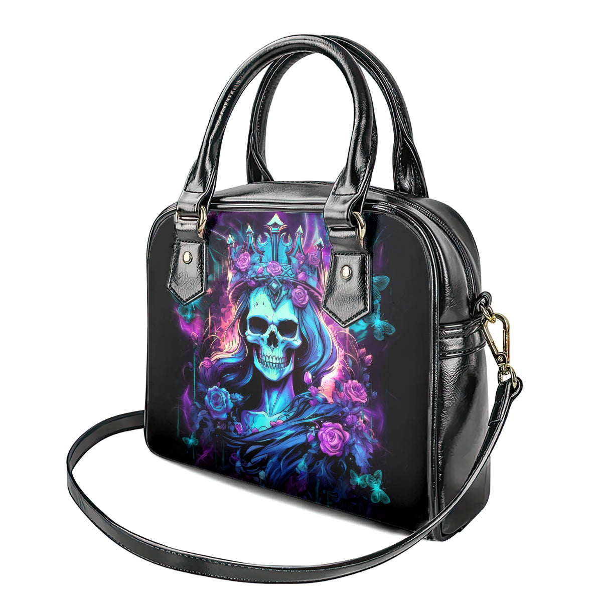 Queen Skull Shoulder Handbag Bitch I'm The Fucking Queen