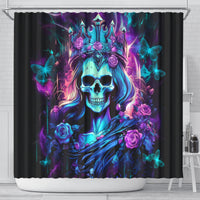 Queen Skull Shower Curtain Bitch I'm The Fucking Queen