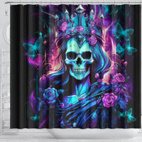 Queen Skull Shower Curtain Bitch I'm The Fucking Queen