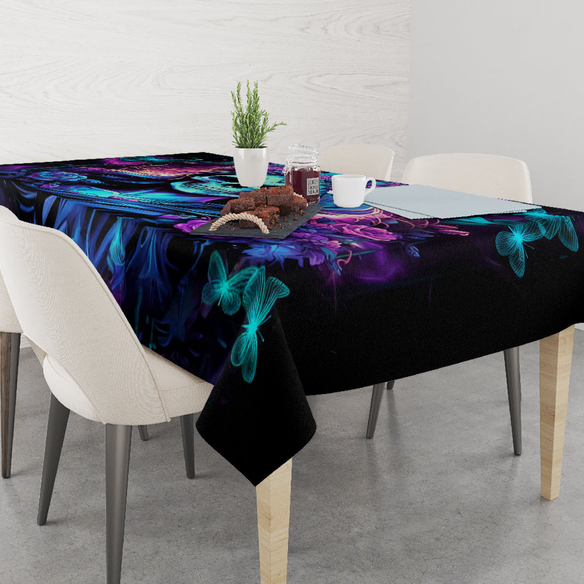 Queen Skull Tablecloth Bitch I'm The Fucking Queen - Wonder Print Shop