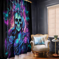Queen Skull Window Curtain Bitch I'm The Fucking Queen - Wonder Print Shop