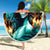 Flame Girl Skull Beach Blanket Assuming I Was Like Most Girls Was Your First Mistake - Wonder Print Shop