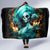 Flame Girl Skull Hooded Blanket Assuming I Was Like Most Girls Was Your First Mistake