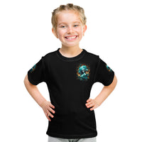 Flame Girl Skull Kid T Shirt Assuming I Was Like Most Girls Was Your First Mistake - Wonder Print Shop