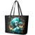 Flame Girl Skull Leather Tote Bag Assuming I Was Like Most Girls Was Your First Mistake - Wonder Print Shop
