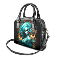 Flame Girl Skull Shoulder Handbag Assuming I Was Like Most Girls Was Your First Mistake