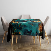 Flame Girl Skull Tablecloth Assuming I Was Like Most Girls Was Your First Mistake - Wonder Print Shop