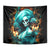 Flame Girl Skull Tapestry Assuming I Was Like Most Girls Was Your First Mistake - Wonder Print Shop
