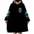 Flame Girl Skull Wearable Blanket Hoodie Assuming I Was Like Most Girls Was Your First Mistake - Wonder Print Shop