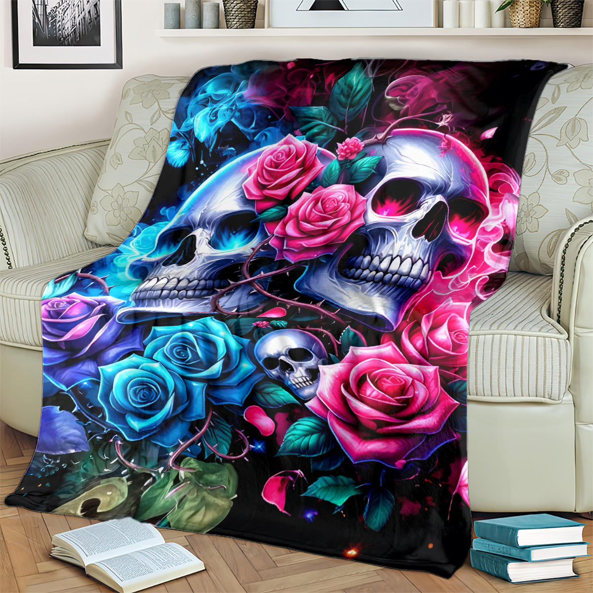 Couple Skull Blanket I Could Be Your Best Friend Or Your Worst Fucking Enemy