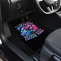 Couple Skull Car Mats I Could Be Your Best Friend Or Your Worst Fucking Enemy - Wonder Print Shop