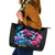 Couple Skull Leather Tote Bag I Could Be Your Best Friend Or Your Worst Fucking Enemy - Wonder Print Shop