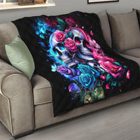 Couple Skull Quilt I Could Be Your Best Friend Or Your Worst Fucking Enemy - Wonder Print Shop