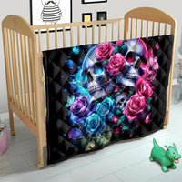 Couple Skull Quilt I Could Be Your Best Friend Or Your Worst Fucking Enemy - Wonder Print Shop