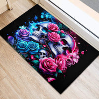 Couple Skull Rubber Doormat I Could Be Your Best Friend Or Your Worst Fucking Enemy - Wonder Print Shop
