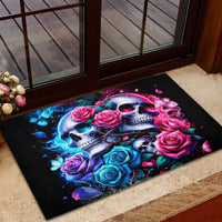 Couple Skull Rubber Doormat I Could Be Your Best Friend Or Your Worst Fucking Enemy - Wonder Print Shop