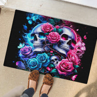 Couple Skull Rubber Doormat I Could Be Your Best Friend Or Your Worst Fucking Enemy - Wonder Print Shop