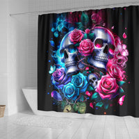 Couple Skull Shower Curtain I Could Be Your Best Friend Or Your Worst Fucking Enemy