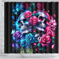 Couple Skull Shower Curtain I Could Be Your Best Friend Or Your Worst Fucking Enemy