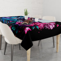 Couple Skull Tablecloth I Could Be Your Best Friend Or Your Worst Fucking Enemy - Wonder Print Shop