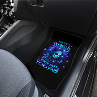 Skull Girl Car Mats Yes I'm A Bitch But Not Yours - Wonder Print Shop