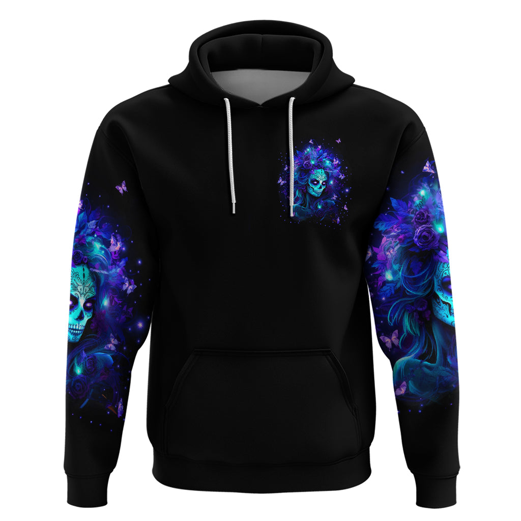 Skull Girl Hoodie Yes I'm A Bitch But Not Yours - Wonder Print Shop