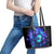 Skull Girl Leather Tote Bag Yes I'm A Bitch But Not Yours - Wonder Print Shop