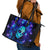 Skull Girl Leather Tote Bag Yes I'm A Bitch But Not Yours - Wonder Print Shop