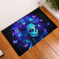 Skull Girl Rubber Doormat Yes I'm A Bitch But Not Yours - Wonder Print Shop