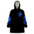 Skull Girl Wearable Blanket Hoodie Yes I'm A Bitch But Not Yours - Wonder Print Shop