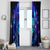 Skull Girl Window Curtain Yes I'm A Bitch But Not Yours - Wonder Print Shop
