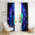 Skull Girl Window Curtain Yes I'm A Bitch But Not Yours - Wonder Print Shop