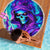 Flame Girl Skull Beach Blanket The Good Girl In Me Got Tired Of The Bullshit - Wonder Print Shop