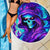 Flame Girl Skull Beach Blanket The Good Girl In Me Got Tired Of The Bullshit - Wonder Print Shop