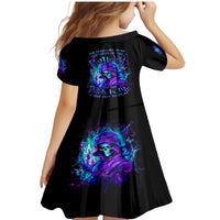 Flame Girl Skull Family Matching Mermaid Dress and Hawaiian Shirt The Good Girl In Me Got Tired Of The Bullshit - Wonder Print Shop