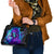 Flame Girl Skull Shoulder Handbag The Good Girl In Me Got Tired Of The Bullshit