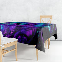 Flame Girl Skull Tablecloth The Good Girl In Me Got Tired Of The Bullshit - Wonder Print Shop