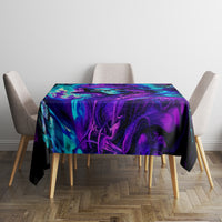 Flame Girl Skull Tablecloth The Good Girl In Me Got Tired Of The Bullshit - Wonder Print Shop