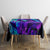 Flame Girl Skull Tablecloth The Good Girl In Me Got Tired Of The Bullshit - Wonder Print Shop