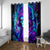 Flame Girl Skull Window Curtain The Good Girl In Me Got Tired Of The Bullshit - Wonder Print Shop