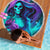 Flame Girl Skull Beach Blanket The Good Girl In Me Got Tired Of The Bullshit - Wonder Print Shop