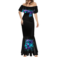 Flame Girl Skull Mermaid Dress The Good Girl In Me Got Tired Of The Bullshit - Wonder Print Shop