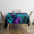 Flame Girl Skull Tablecloth The Good Girl In Me Got Tired Of The Bullshit - Wonder Print Shop