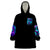 Flame Girl Skull Wearable Blanket Hoodie The Good Girl In Me Got Tired Of The Bullshit - Wonder Print Shop