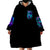 Flame Girl Skull Wearable Blanket Hoodie The Good Girl In Me Got Tired Of The Bullshit - Wonder Print Shop